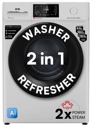 IFB 6 Kg 5 Star, DeepClean Technology, AI Powered, Fully Automatic Front Load Washing Machine (DIVA GXN 6010 CMS, PowerSteam, 9 Swirl, Steam Refresh, Inbuilt Heater, Eco Inverter, Grey) IFB 6 Kg 5 Star, DeepClean Technology, AI Powered, Fully Automatic F