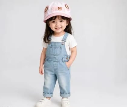 Baby Girls Cotton Summer Cap with Soft Visor | Cute BEAR Embroidery & Heart Design | Pink Sun Protection Hat |