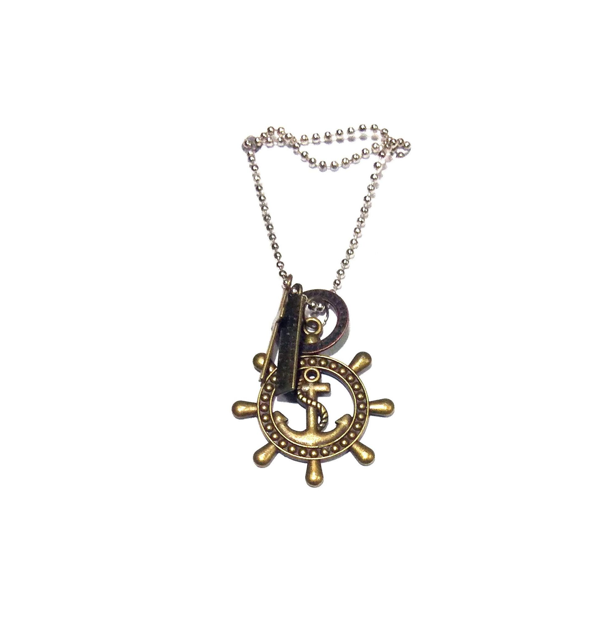 Nawani Silver Copper Pendant Locket Necklace for Men and Women