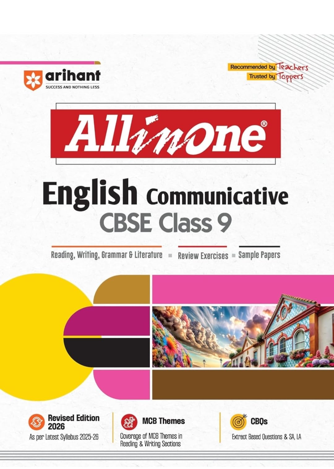 All In One English Communicative CBSE Class 9th Based On Latest NCERT For CBSE Exams 2026 Intext & Chapter Exercises | Sample Question Papers [Paperback] [Jan 01, 2024] arihant