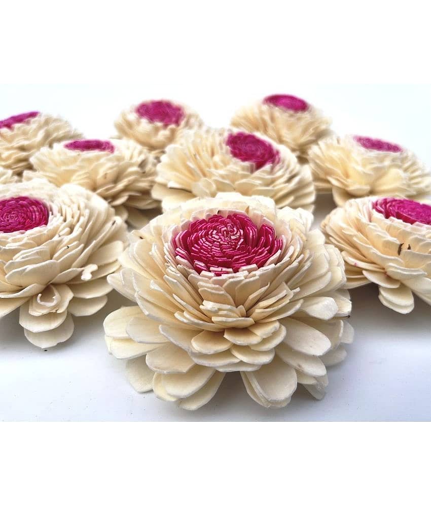 PUPRIWALL - Multicolor Sunflower Artificial Flower ( Pack of 10 )