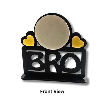 The Saadhya Customized “Bro” Bond Wooden Frame by Saadhya Design