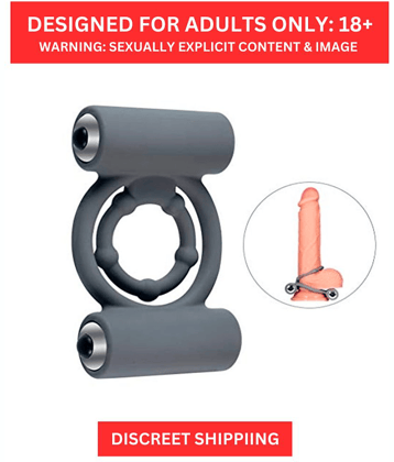 Vibrating Double Bullet Vibrator Ring Cock Ring For Added Pleasure | Sex Toys For Men By Kamahouse