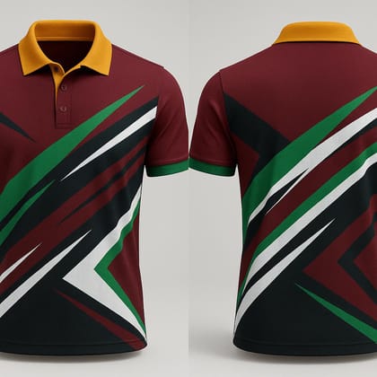 Tejaswini Creation Polo T-Shirt (1 unit) | Graphic Print Sporty Polo | Casual & Sports