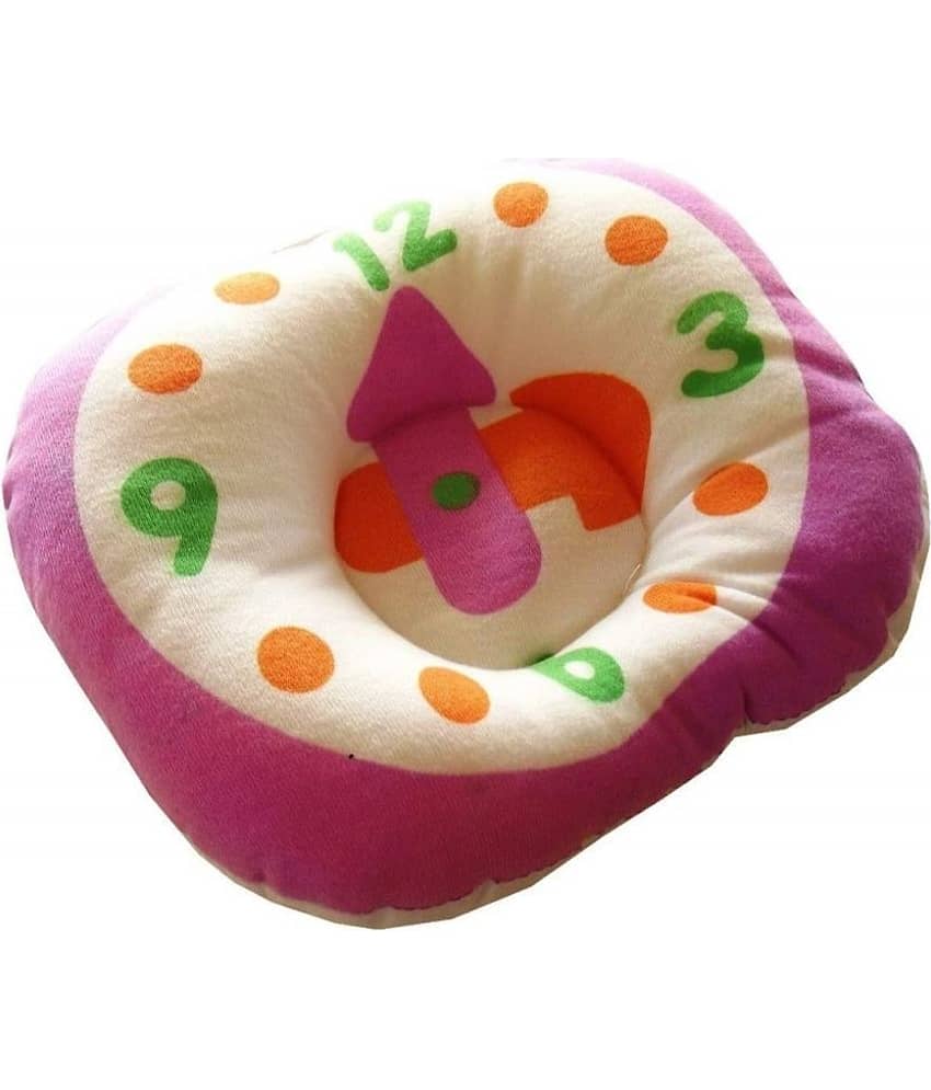 Soft Head Shaping Pillow for New Born Baby Clock Shape Age Group(0-9 Months) (Pack of 1)