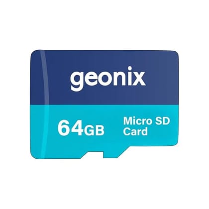 Geonix 64 GB Micro SD, 70MB/s Write, 150MB/s Read, Memory Card