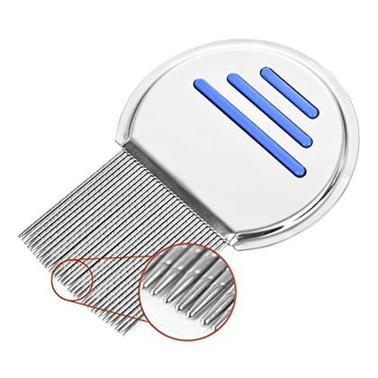 Elecsera Lice Comb Stainless steel Nit & Egg For Man & women Kids babies, Very effective for Head and Remover tool ()