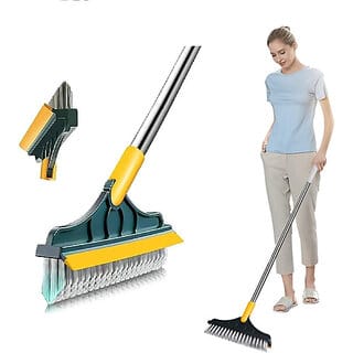 Bathroom cleaner brush Floor Cleaning Brush Scrubber Cleaner Tiles Cleaner Brush Microfibre Wet and Dry Brush(Multicolor) Bathroom cleaner brush Floor Cleaning Brush Scrubber Cleaner Tiles Cleaner Brush Microfibre Wet and Dry Brush(Multicolor)