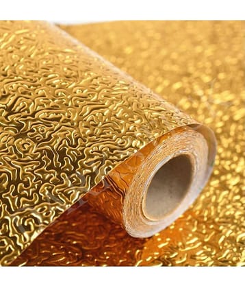Geeo Gold Foil Wallpaper 60cm x 2m (Pack of 1)