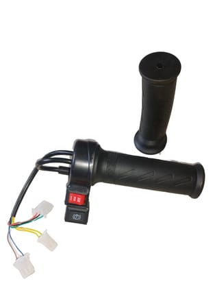 THROTTLE SET (  1/2/3 , P BUTTON  ) FOR E-BIKE , ELECTRIC SCOOTER & OTHER ELECTRIC VEHICLE. 36V / 48V / 60V / 72V