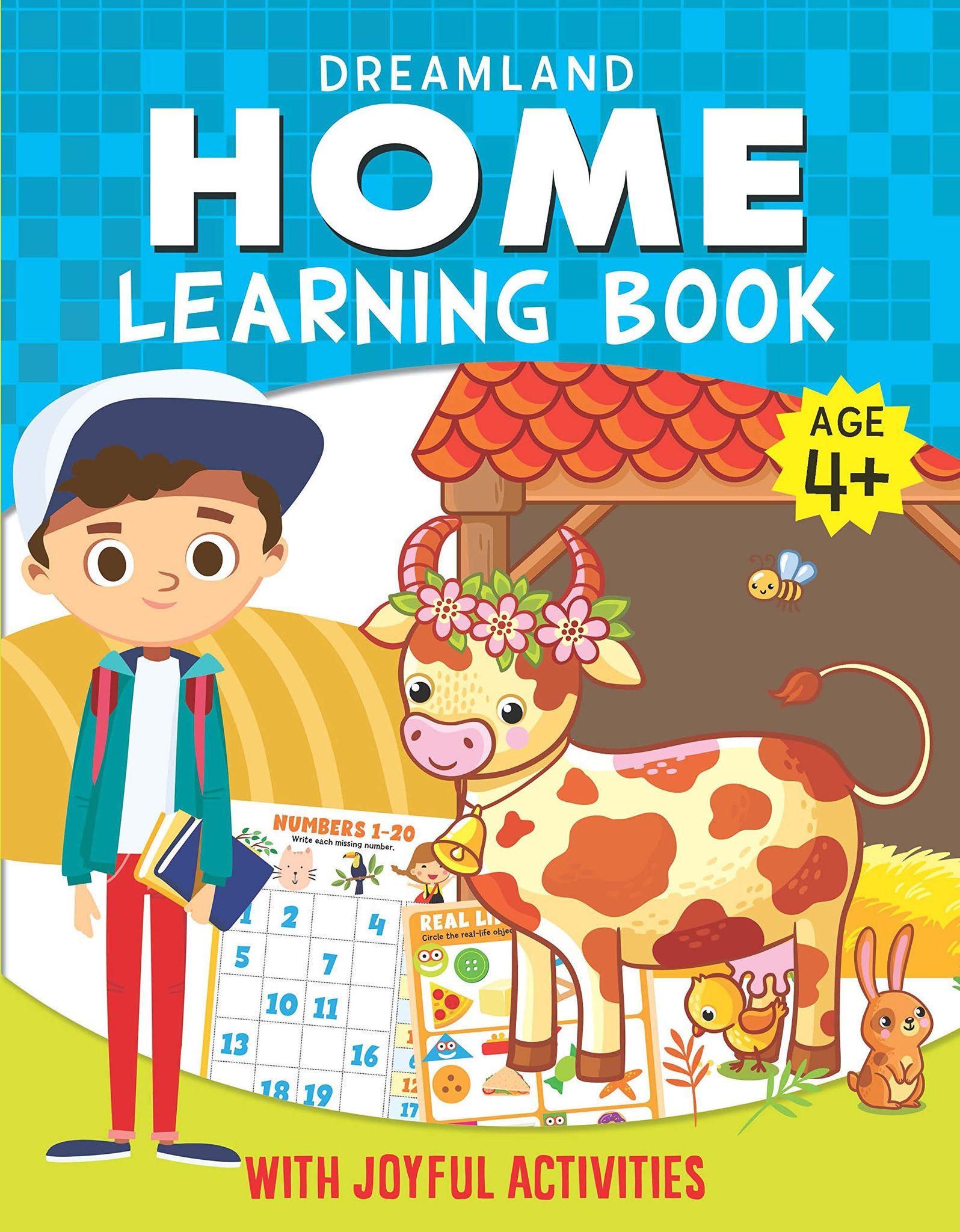 Home Learning Book- With Joyful Activities Ag [Paperback] Dreamland Publications