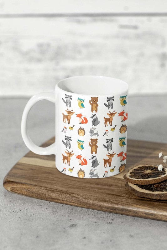Woodland Creatures Coffee Mug (8 Colours)