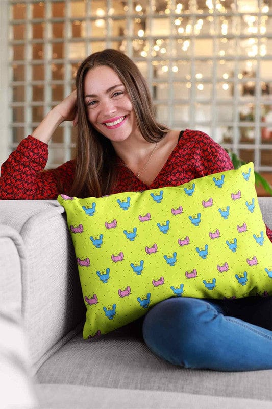 Psychedelic Bunny Pillow Cover