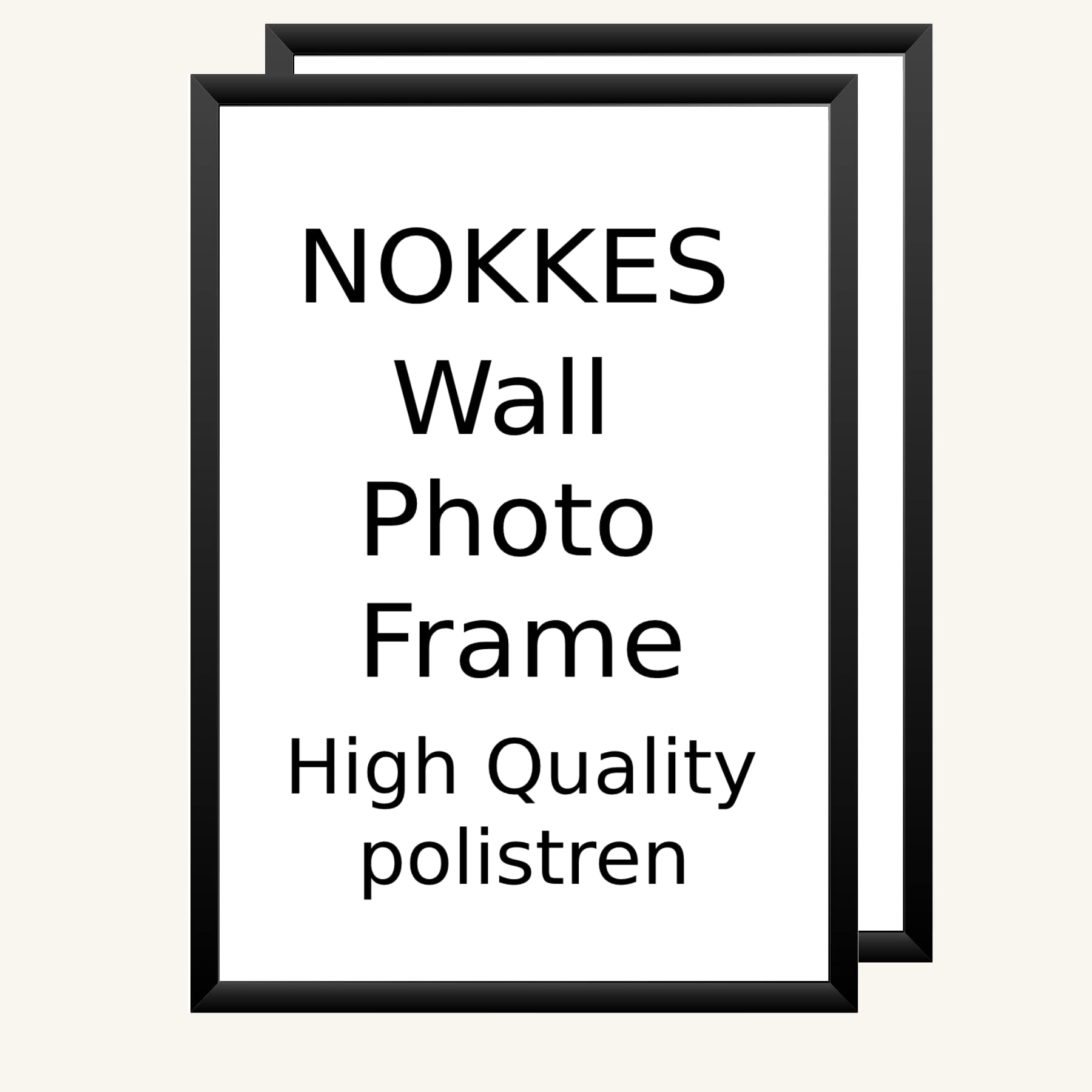 NOKKES Basics Photo Frame With Hanging Hooks Set of 2 | 8" x 12"Inch,(A4 Size) Brown, Made In India4_A