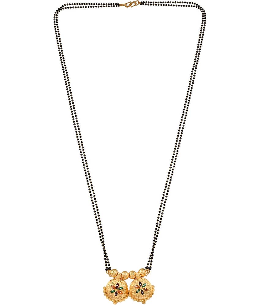 ADMIER Golden Mangalsutra ( Pack of 1 )