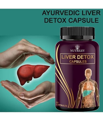 Nutriley Liver Detox, Milk Thistle, Liver Health Capsule 60 Gm Pack of 1