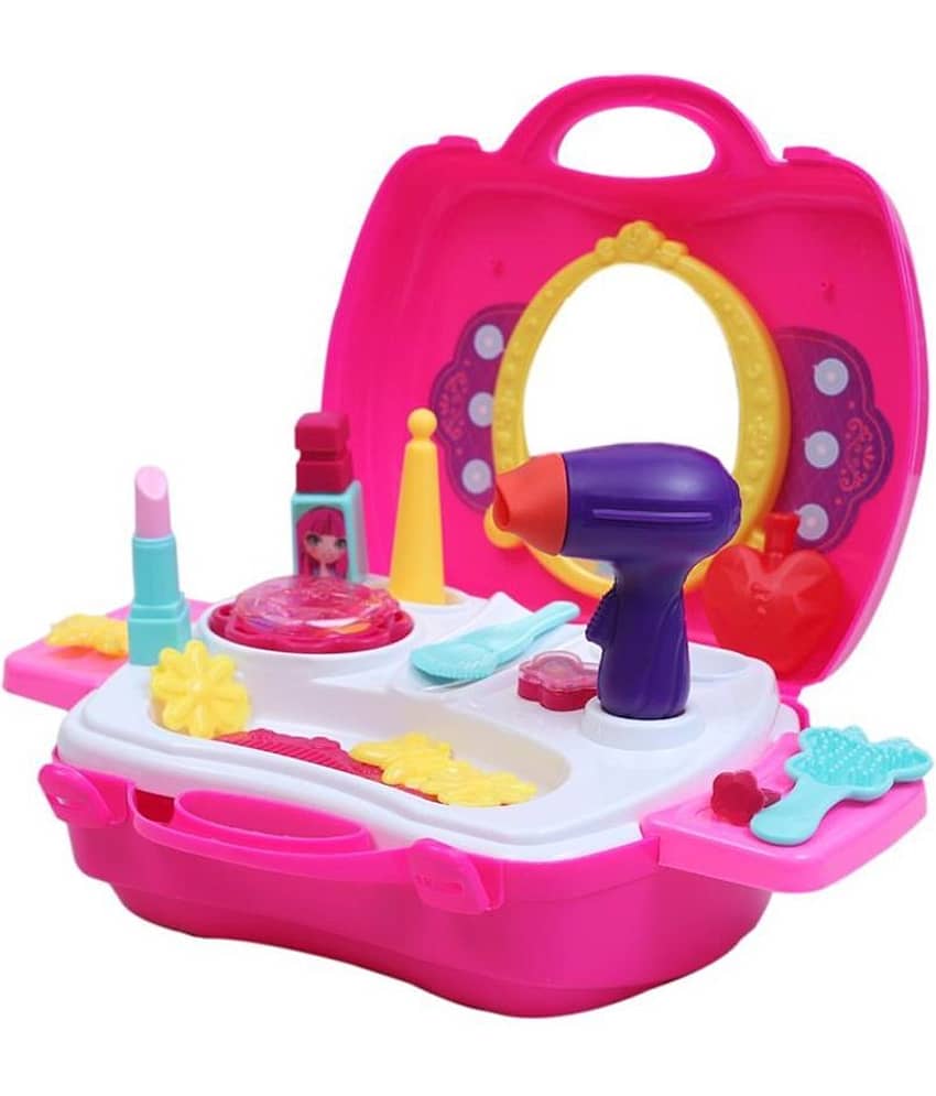 Fratelli Fashion My First Princess Carry Along Beauty Set Toy with Briefcase and Accessories, (Multicolour)