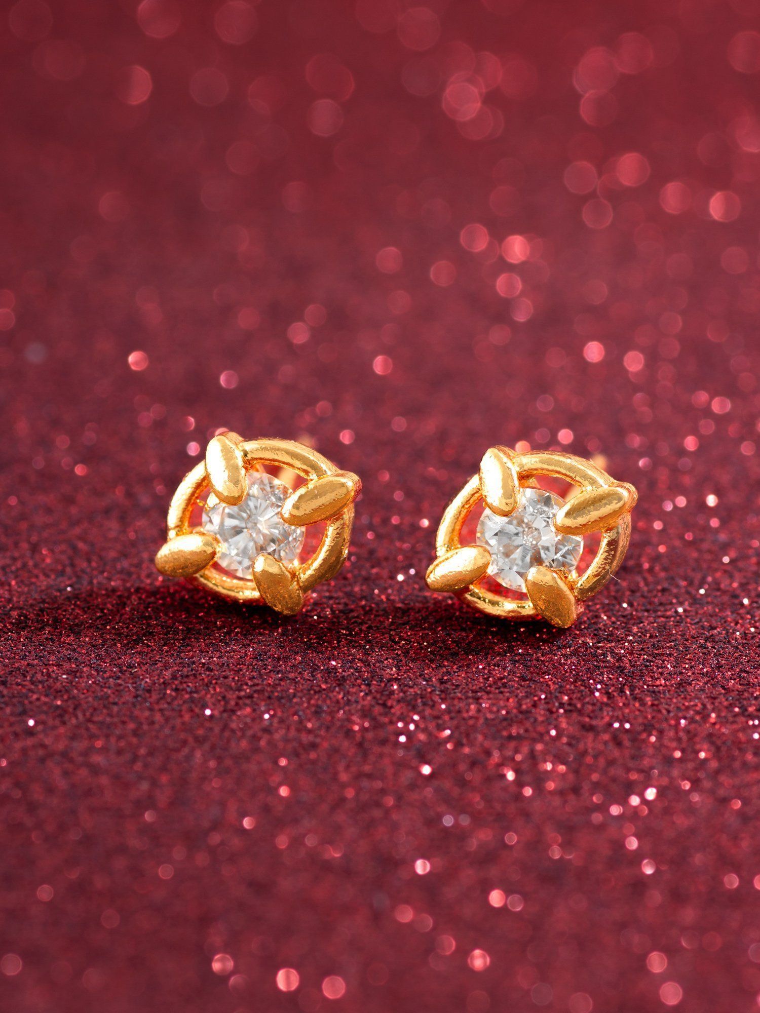 Morison Golden Leaf Earrings Natureâ€™s Beauty in Gold