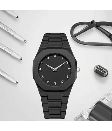 QitmirMKT Black Plastic Analog Men's Watch