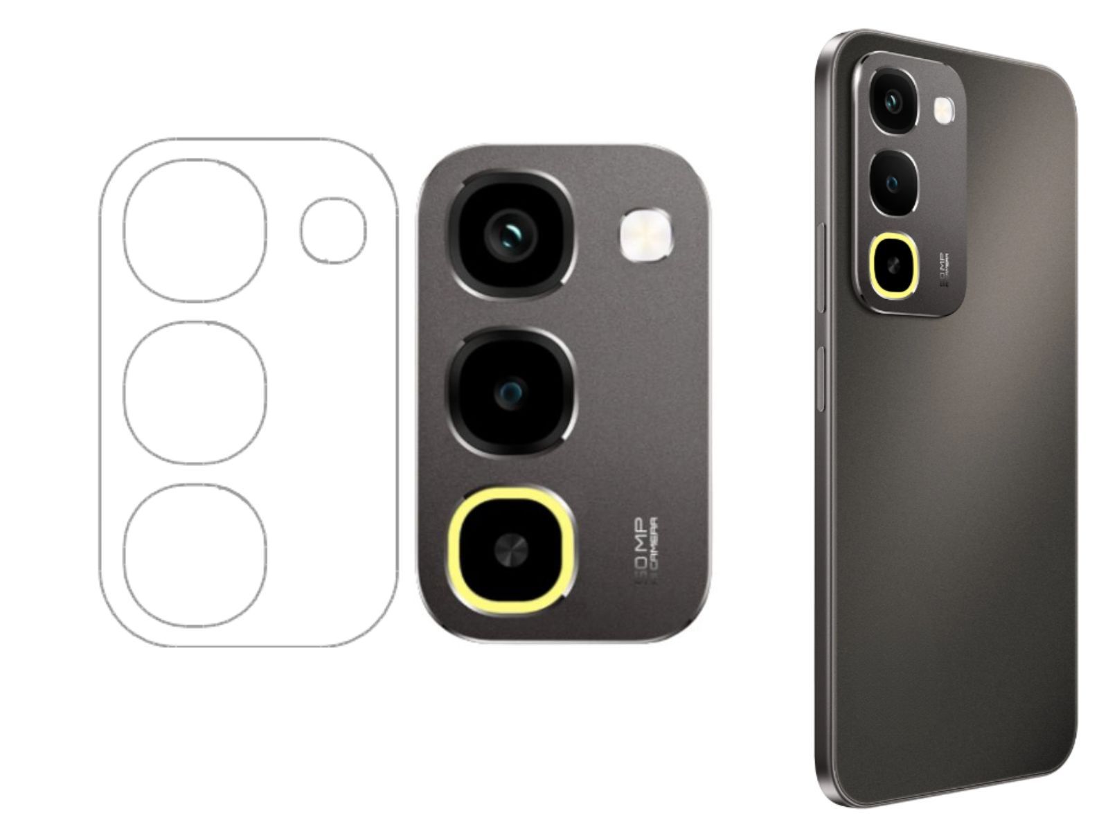 ISAAK Back Camera Lens Protector compatible for Realme P4r 5G (Pack of 1)