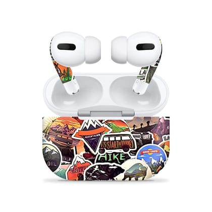 Airpods Pro Wonderlust Stickers Skin (only cover/ ) Airpods Pro Wonderlust Stickers Skin