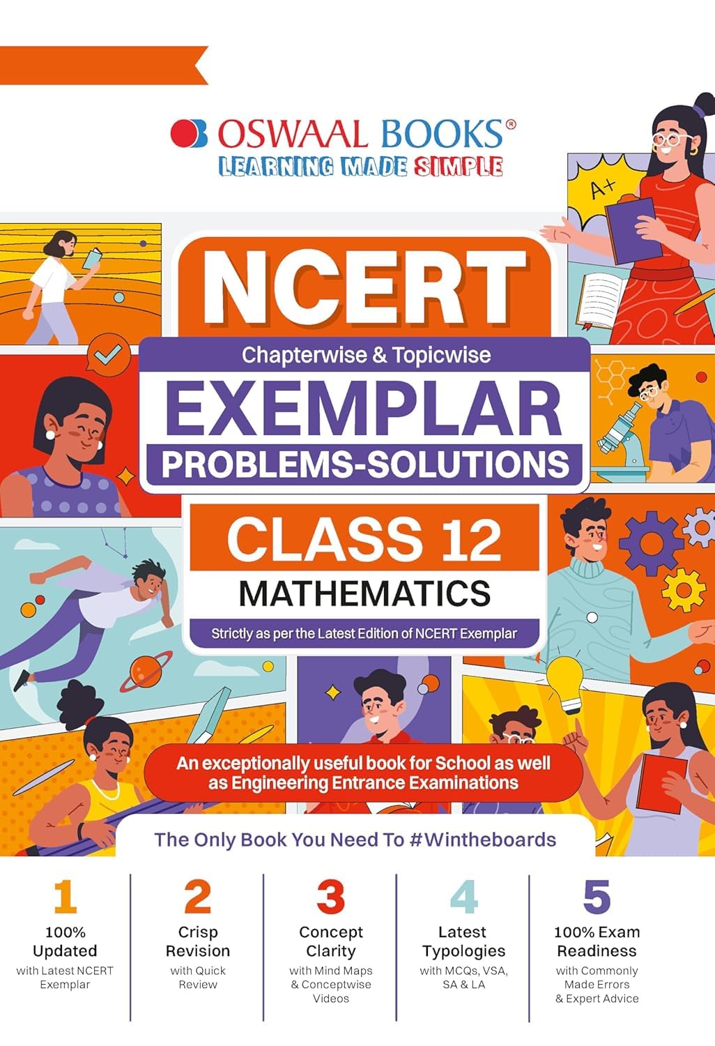 Oswaal NCERT Exampler (Problem -Solution)Class 12 Mathmatics Book For 2026 Board Exam Paperback [Paperback] Oswaal Books And Learning Private limited