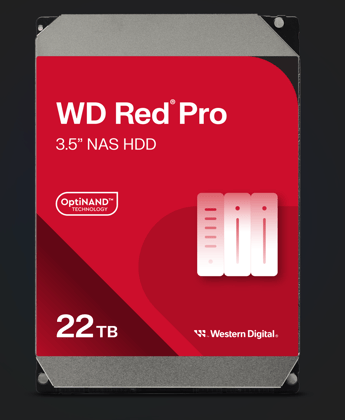 WESTERN DIGITAL 22TB SATA III 512MB RED Pro NAS HDD (WESTERN DIGITAL221KFGX)