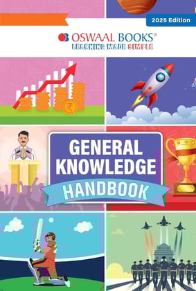 OSWAAL GENERAL KNOWLEDGE HANDBOOK ENGLISH MEDIUM FOR 2026 EXAMS [Paperback] [Oct 30, 2024] Arihant