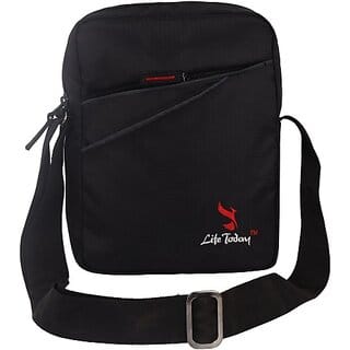 Life Today Black Men & Women Sling Bag - Regular Size