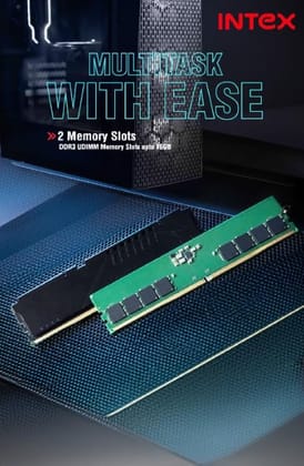 INTEX H81 Motherboard (LGA 1150) - Supports Intel 4th/5th Gen Core i3/i5 & Pentium/Celeron CPUs, Dual Channel DDR3 RAM, Desktop Mainboard for Gaming and Work