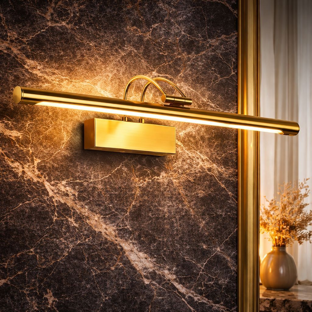 SPARKWORLD Picture Light Wall Lamp With Bulb | Colour: LX176WL(GD)