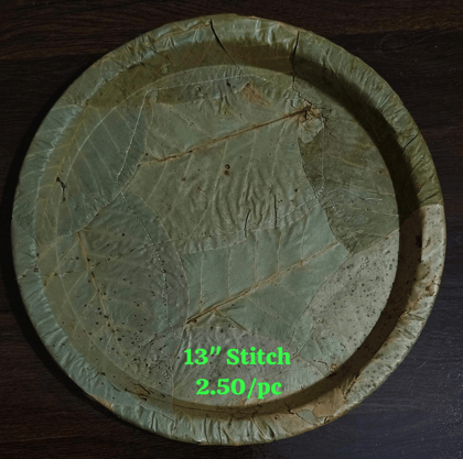 Eco-Friendly Leaf Plate (13 inch) | Stitched Natural Leaves | Events & Catering