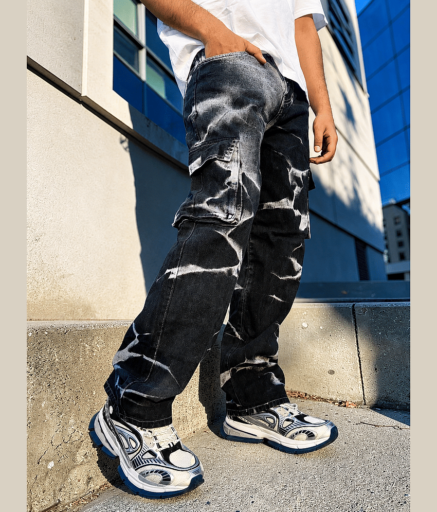 Styzon Solid Men's Jeans ( Black )