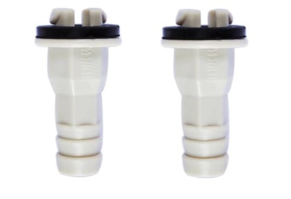 PBROS 2 Pcs water Drain Outlet Pipe Adapter Nozzle Hose Connector/pipe connector Straight Type for Air Conditioners