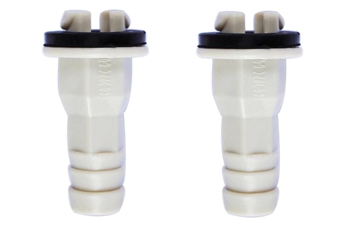 PBROS 2 Pcs water Drain Outlet Pipe Adapter Nozzle Hose Connector/pipe connector Straight Type for Air Conditioners