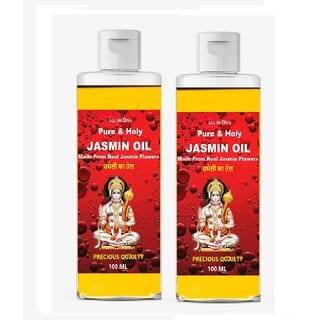 PACK OF 2 PURE  HOLY PRECIOUS JASMINE OIL MADE FROM REAL JASMINE FLOWERS