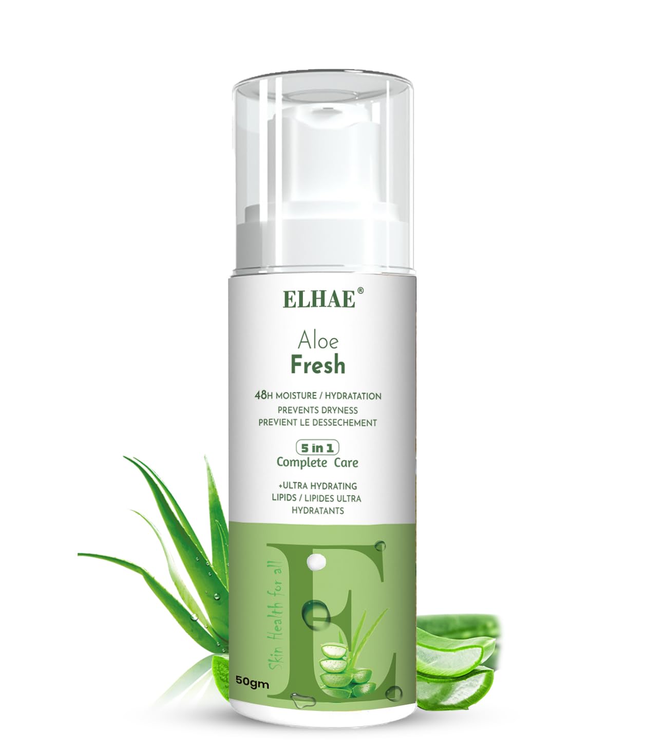 ELHAE Original Scent Dry Skin Lotion, Body and Hand Moisturizer for Long Lasting Skin Hydration, with HYDRALUCENCE blend and Plant Based Essence 50ml