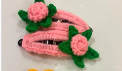 Baby hair clip Pink