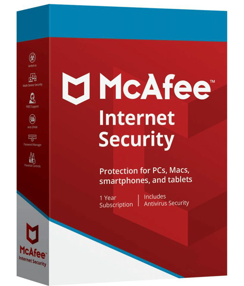 McAfee Internet Security Latest Version ( 1 PC / 1 Year ) - Activation Code - Email Delivery
