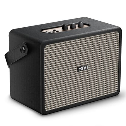 Mivi Superbox Classic [Newly Launched] Premium & Powerful 120W Wireless Bluetooth Portable Speaker with Rotating knobs for Bass, Treble & Volume, Built-in Subwoofer, AUX, USB Charging, Made in India. Mivi Superbox Classic [Newly Launched] Premium & Power