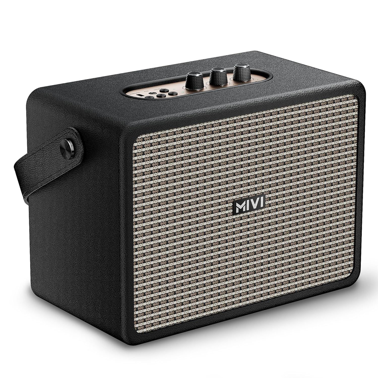 Mivi Superbox Classic [Newly Launched] Premium & Powerful 120W Wireless Bluetooth Portable Speaker with Rotating knobs for Bass, Treble & Volume, Built-in Subwoofer, AUX, USB Charging, Made in India. Mivi Superbox Classic [Newly Launched] Premium & Power