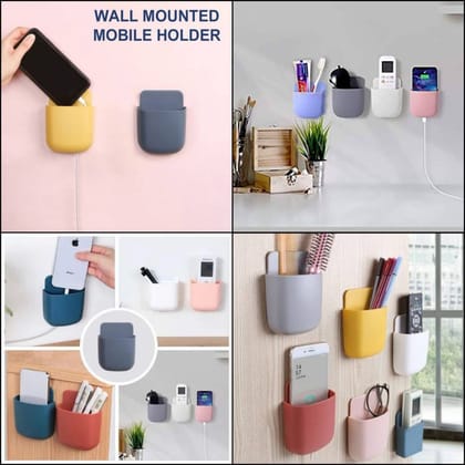 Wall Mounted Mobile & Multipurpose Stand (Any Random Colour) Wall Mounted Mobile & Multipurpose Stand (Any Random Colour)