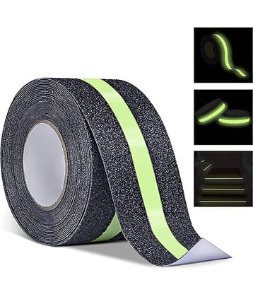 Anti Slip Grip Tape,Non-Slip Traction Tapes With Glow In The Dark Reduce The Risk Of Slipping For Indoor Or Outdoor Stair Tread Step And Other Slippery Surfaces,2 InchX16.4 Foot