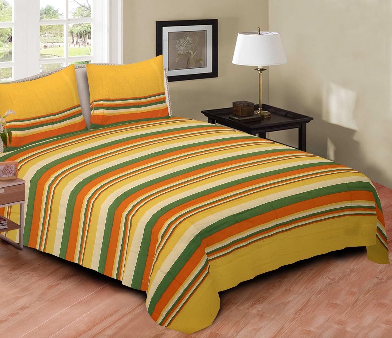 DOUBLE BEDSHEET PURE COTTON HANDLOOM MADE