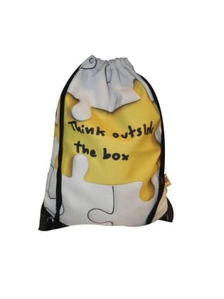 Printed Astara Poly Canvas Backpack Printed Astara Poly Canvas Backpack