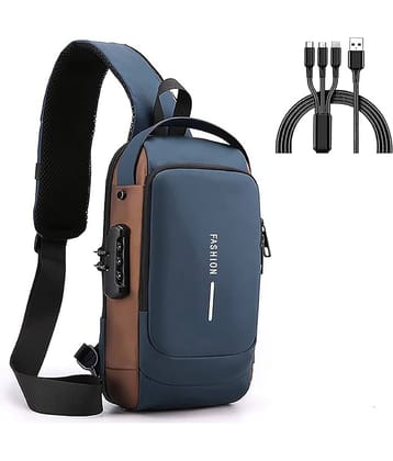 Shopeleven Black Solid Messenger Bag