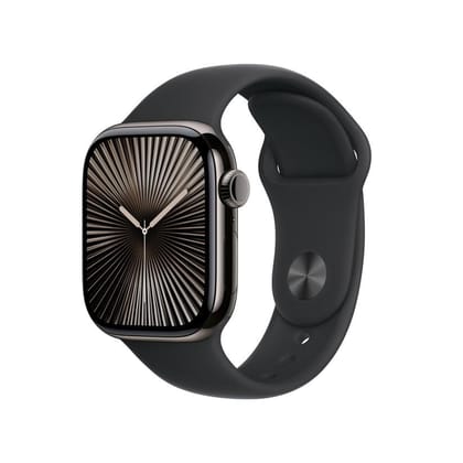 Apple Watch Series 10 GPS + Cellular 42mm Slate Titanium Black Sport Band Apple Watch Series 10 GPS + Cellular 42mm Slate Titanium Black Sport Band