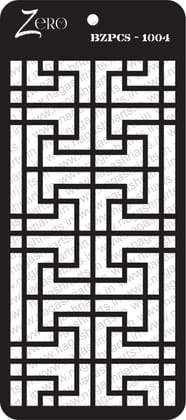 Brand Zero Pratibimb Craft Stencil - Code: BZPCS-1004