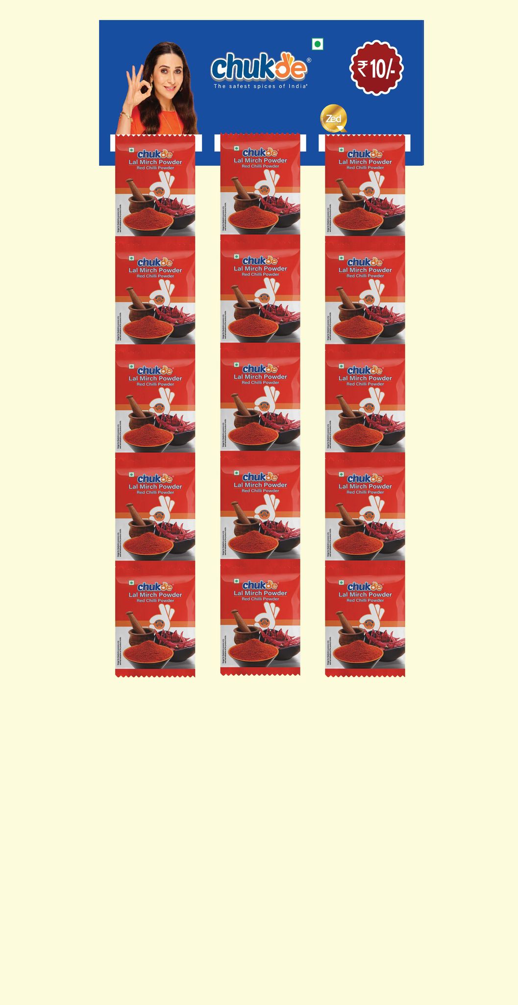 Chukde Mirch Powder Hanger Rs 10