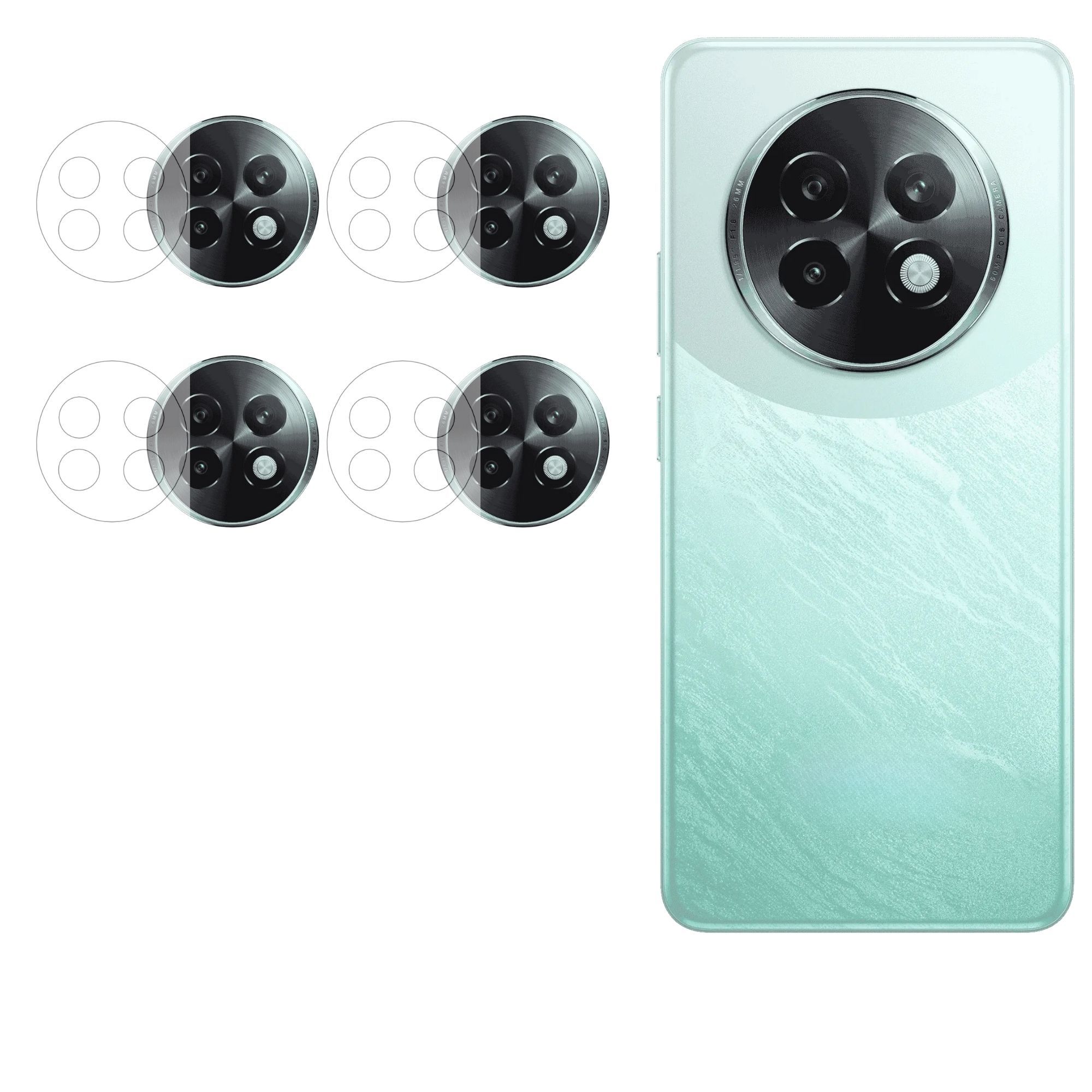ISAAK Back Camera Lens Protector compatible for Realme 15 Lite 5G (Pack of 4)